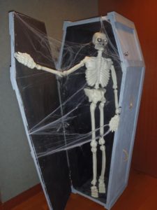 Skeleton in Coffin